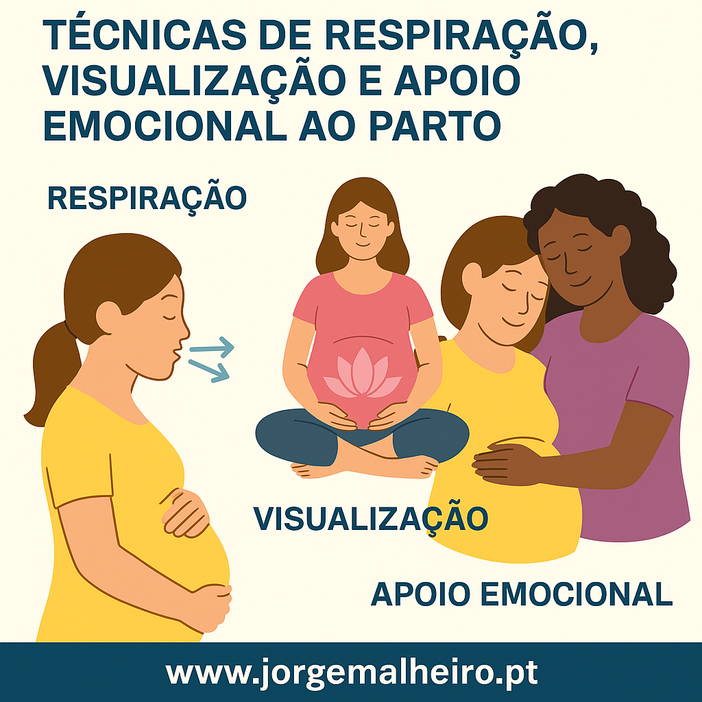 Técnicas de Respiração, Visualização e Apoio Emocional ao Parto