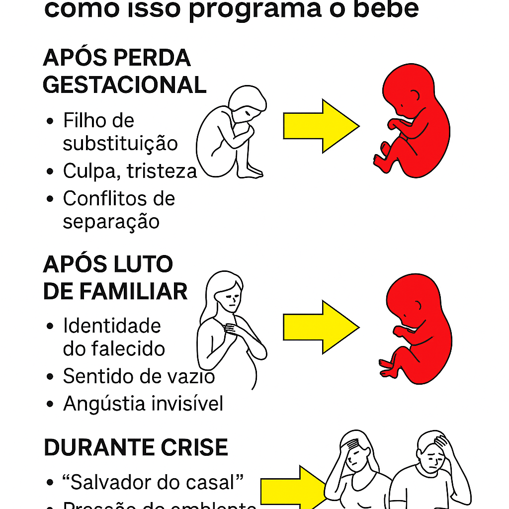 Concepção após Perda, Luto ou Crise – Como Isso Programa o Bebé