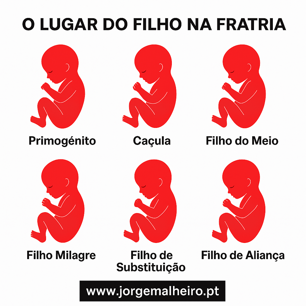 O lugar do filho na fratria: primogénito, caçula, filho milagre…